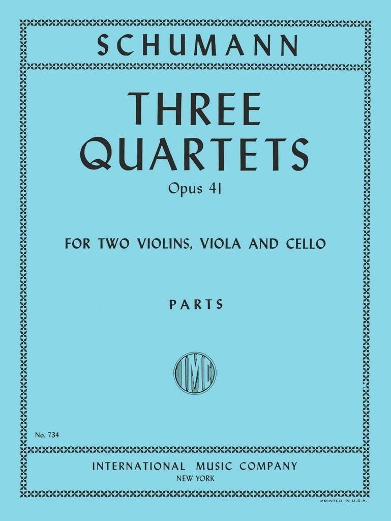 3 Quartetti Op. 41